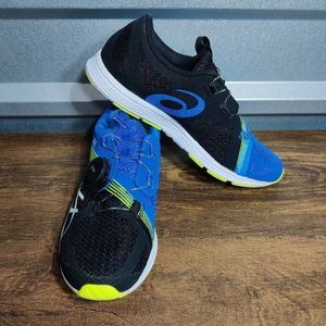 Asics Men's Gel 451 Electric Blue and Black Boa Running Walking Athletic Shoe Si